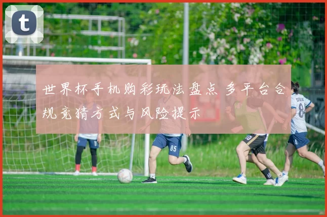 世界杯手机购彩玩法盘点 多平台合规竞猜方式与风险提示